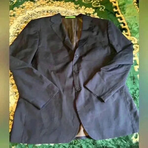 Men’s Salvatore Exte  Navy Blue 3 Button Jacket